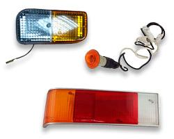 Tulipa trasera izquierda cromada Renault 4 L Iluminación (hasta '90)