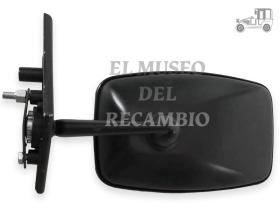 Espejo retrovisor izquierdo metálico negro Seat 131 -78 Espejos -2000