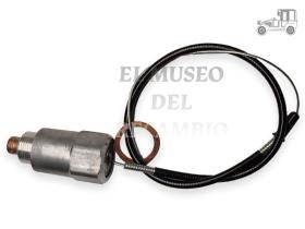 Válvula ralentí diésel cable de acero 22 mm Juego reparación de carburador