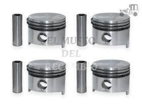 Juego de pistones Autobianchi A112 Abarth 67.20 + 0.40mm .