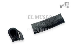 Burlete de puerta negro por metros .