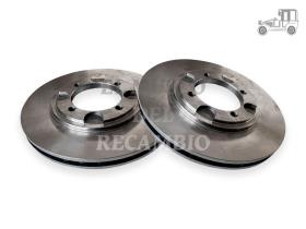 Juego discos de freno Hyundai Coupe lantra elantra 257x22mm Frenos/Hidráulica