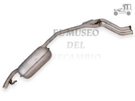 Silencioso trasero Seat 2 salidas Recambio