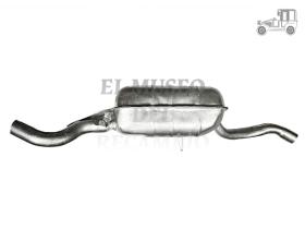 Silencioso de escape trasero Seat 127 1010cc, Fura y Crono Recambio