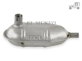 Silencioso de escape delantero Renault 4 y Rodeo 4 y 6 Recambio