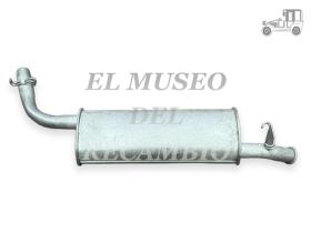 Silencioso de escape trasero Renault 14 GTL y GTS Recambio