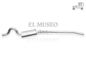 Silencioso de escape intermedio Seat 132 Recambio