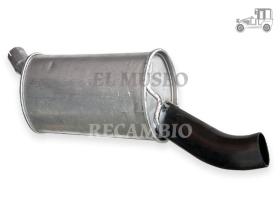 Silencioso trasero Opel Corsa 1.6I de mayo 1988 a marzo 1993 Recambio