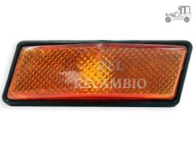 Piloto aleta ámbar derecho marco negro Seat 31 Iluminación