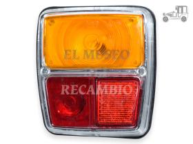 Piloto trasero derecho con borde cromado Simca 1000 Iluminación
