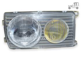 Faro delantero derecho con antiniebla amarillo MB W123 Recambio