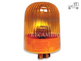 Rotativo ámbar Junior 12 voltios fijado a tubular Recambio