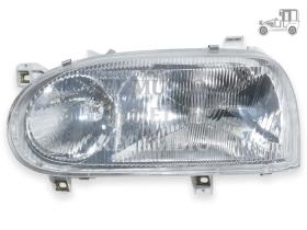 Óptica de faro izquierdo H1+H1 Volkswagen Golf III 91- IPARL