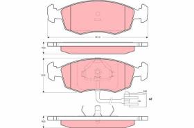 Jgo pastillas de freno Ford Recambio