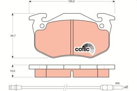 Juego pastillas pastillas delanteras Renault Recambio