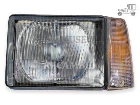 Óptica de faro izquierda con piloto blanco Fiat Panda R2 Recambio