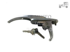 Manecilla puerta izquierda tirón Seat 600 E con  llave MUSEO
