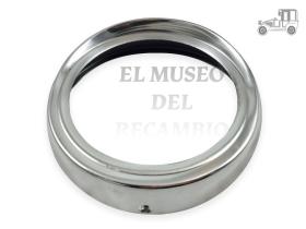 MUSEO 02 - Bisel de faro con visera Seat 600 D (aluminio)