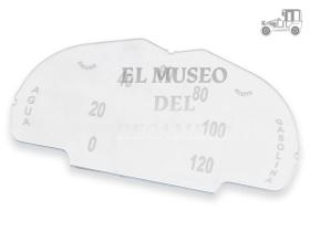 Cristal de cuadro cuentakilómetros Seat 600 120 km dinamo MUSEO