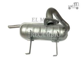 Silencioso de escape Seat 600 N, D, E, 800  aluminizado MUSEO