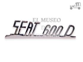 Anagrama trasero Seat 600 D MUSEO