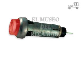 Piloto de salpicadero en rojo Seat 600 MUSEO