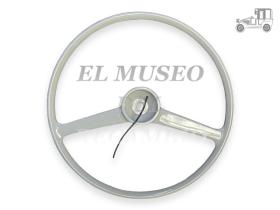 Volante de dirección gris Seat 600 D, E y L Recambio