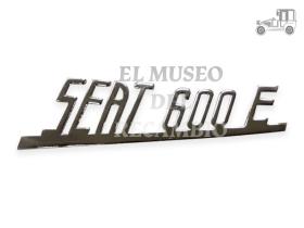 Anagrama trasero Seat 600 E MUSEO