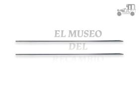 Juego molduras inferiores Seat 600 acero inox MUSEO