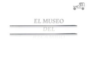 MUSEO BE59017000 - Juego molduras inferiores Seat 600 acero inox