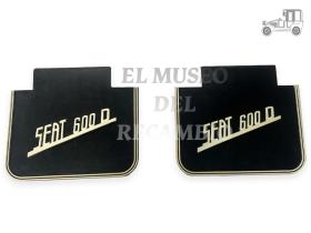 Juego de faldillas guardabarros Seat 600 D MUSEO