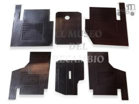 Juego alfombras de goma Seat 600 (6 piezas) MUSEO