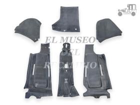 Juego alfombras suelo de goma Seat 600 N y D Primera serie Recambio