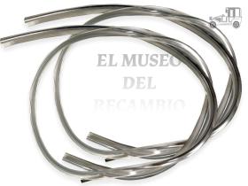 Juego de molduras cristal lateral Fiat 600 Seat 600 MUSEO