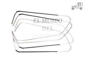 Juego de molduras ventana puerta Seat 600 E-L (cejillas) MUSEO