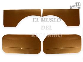 MUSEO JT600DM - Juego de tapizados marrón Seat 600 D
