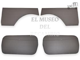 Juego de tapizados marrón Seat 600 E-L MUSEO