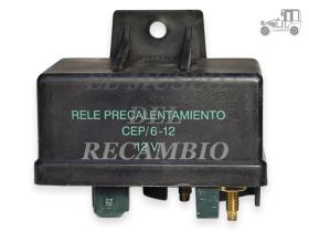 Relé precalentamiento con protección 12V Citroën, Fiat, etc Recambio