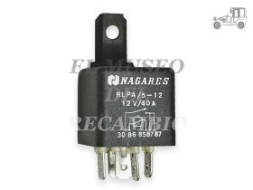Relé corriente trabajo doble salida 12V 40A universal Recambio