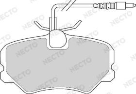 Juego pastillas delanteras Citroen ZX 2.0 16v NECTO Recambio