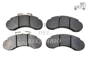 Jueggo 4 pastillas de freno disco ventilado Mercedes MB 100 Recambio