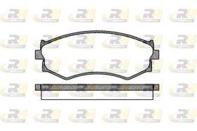 Juego pastillas de freno delanteras Nissan Recambio