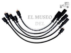 SEAT CLÁSICO 18153 - Juego cables de bujias Seat 1600-1800-200