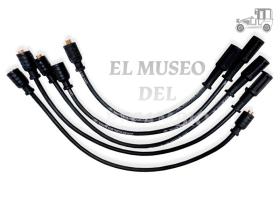 Juego cables de bujias Seat 1600-1800-200 Seat Clásico
