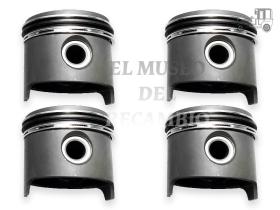 Juego de pistones 66mm s/grupilla Seat Panda 127 motor 903cc Seat Clásico