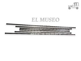 Juego de molduras laterales Seat 127 1ª Serie 3 puertas Seat Clásico