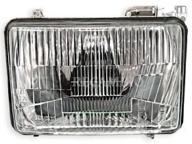 Óptica de faro H4 Sava J4-Ebro F197-Seat 124FL Recambio