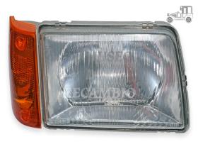 Óptica de faro derecho ámbar H4 Seat Marbella 87-94 Recambio
