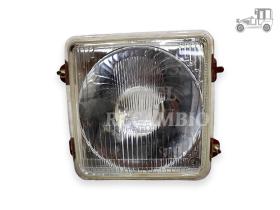 Óptica de faro cuadrada izquierda Renault 6 8/73-80 Recambio