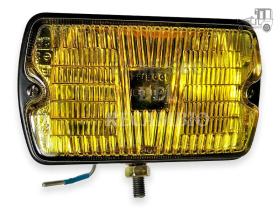 Óptica de faro antiniebla amarillo marco negro Airport Recambio